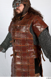  Photos Medieval Knight in leather armor 2 Leather armor Medieval armor mail servant upper body vest 0002.jpg